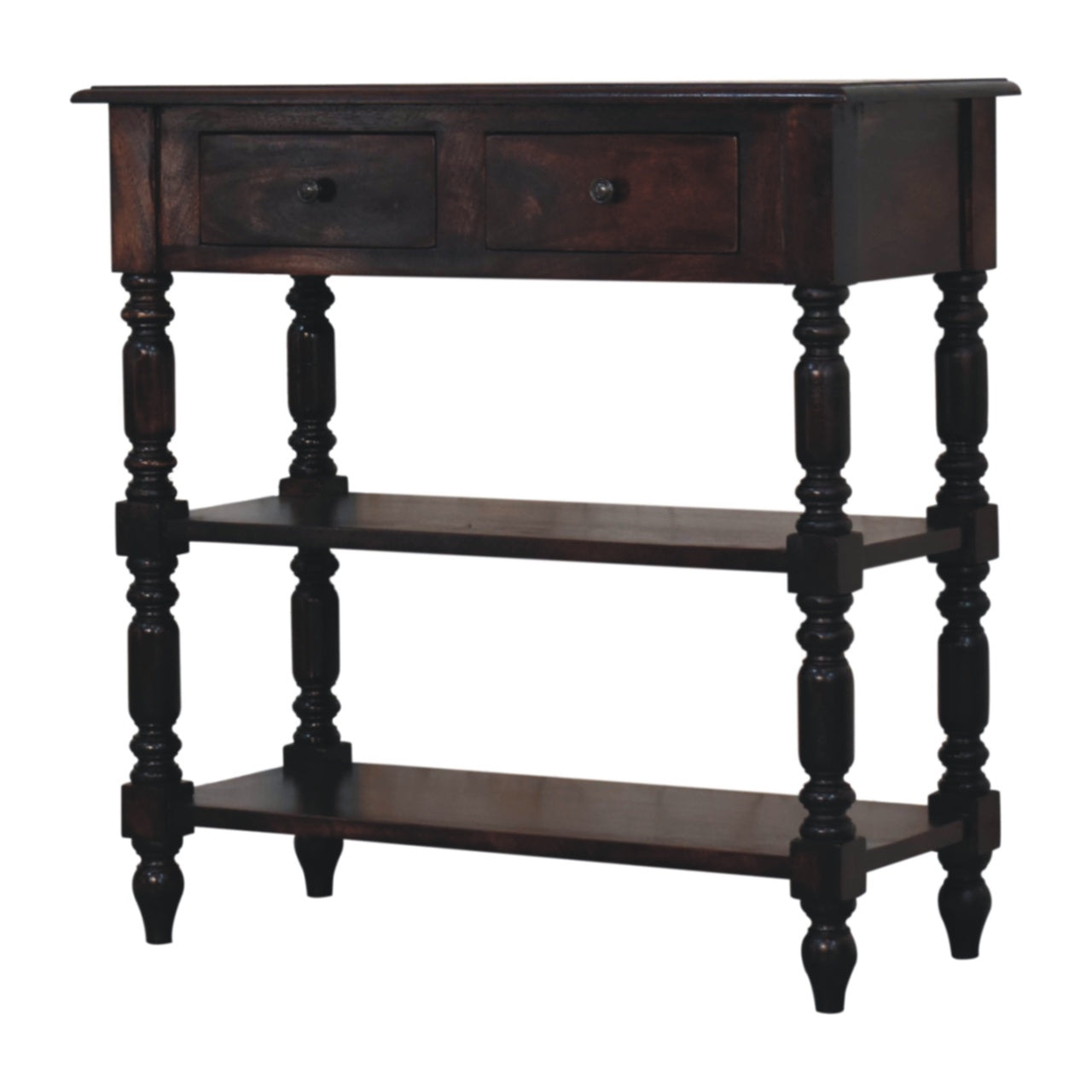 Turned legs Cherry Side Table - Timeless Handcrafted Design