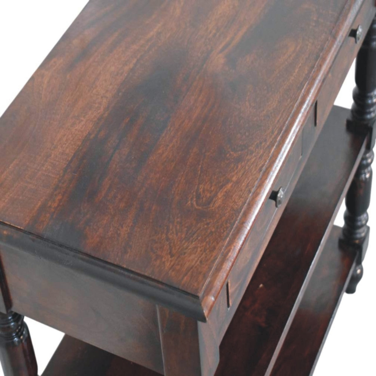 Turned legs Cherry Side Table - Timeless Handcrafted Design