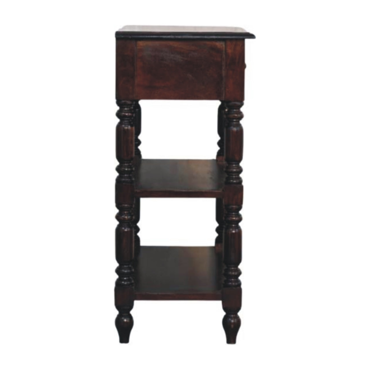 Turned legs Cherry Side Table - Timeless Handcrafted Design