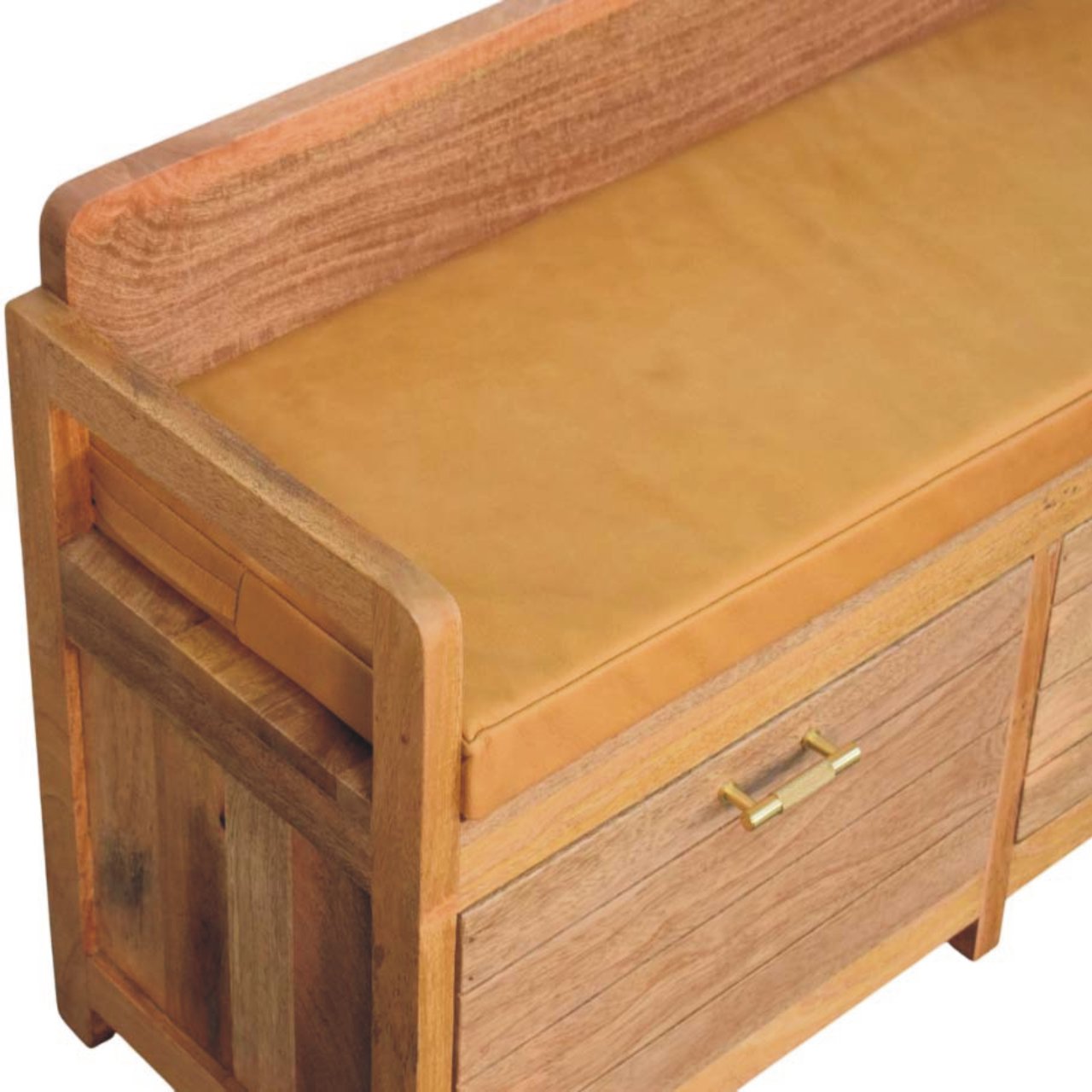 Oxford Oak-ish 2 Drawer Storage Bench