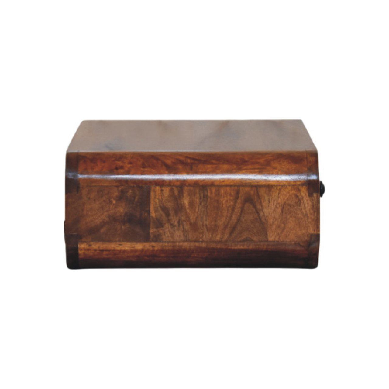Avora Wall-Mounted Chestnut 1 Drawer Nightstand - Solid Mango Wood Floating Bedside Table