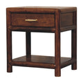 Regency Chestnut Nightstand - Solid Wood Nightstand with Drawer & Shelf