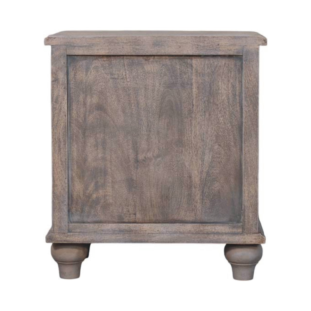 Beaumont Curved Nightstand -  French Country 3-Drawer Bedside Table from Solid Wood
