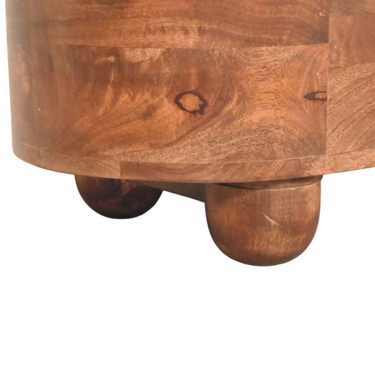 Curva Storage Trunk - Solid Mango Wood in Roasted Almond Finish