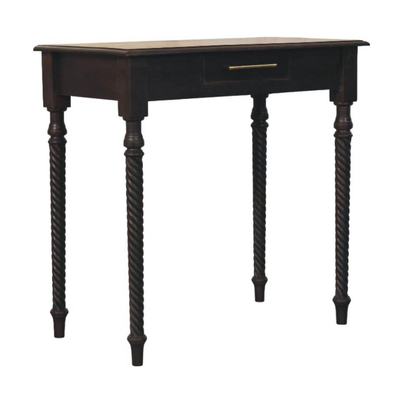 Cordelier Turned-Leg Writing Desk – Elegant Vintage-Inspired Home Office Desk