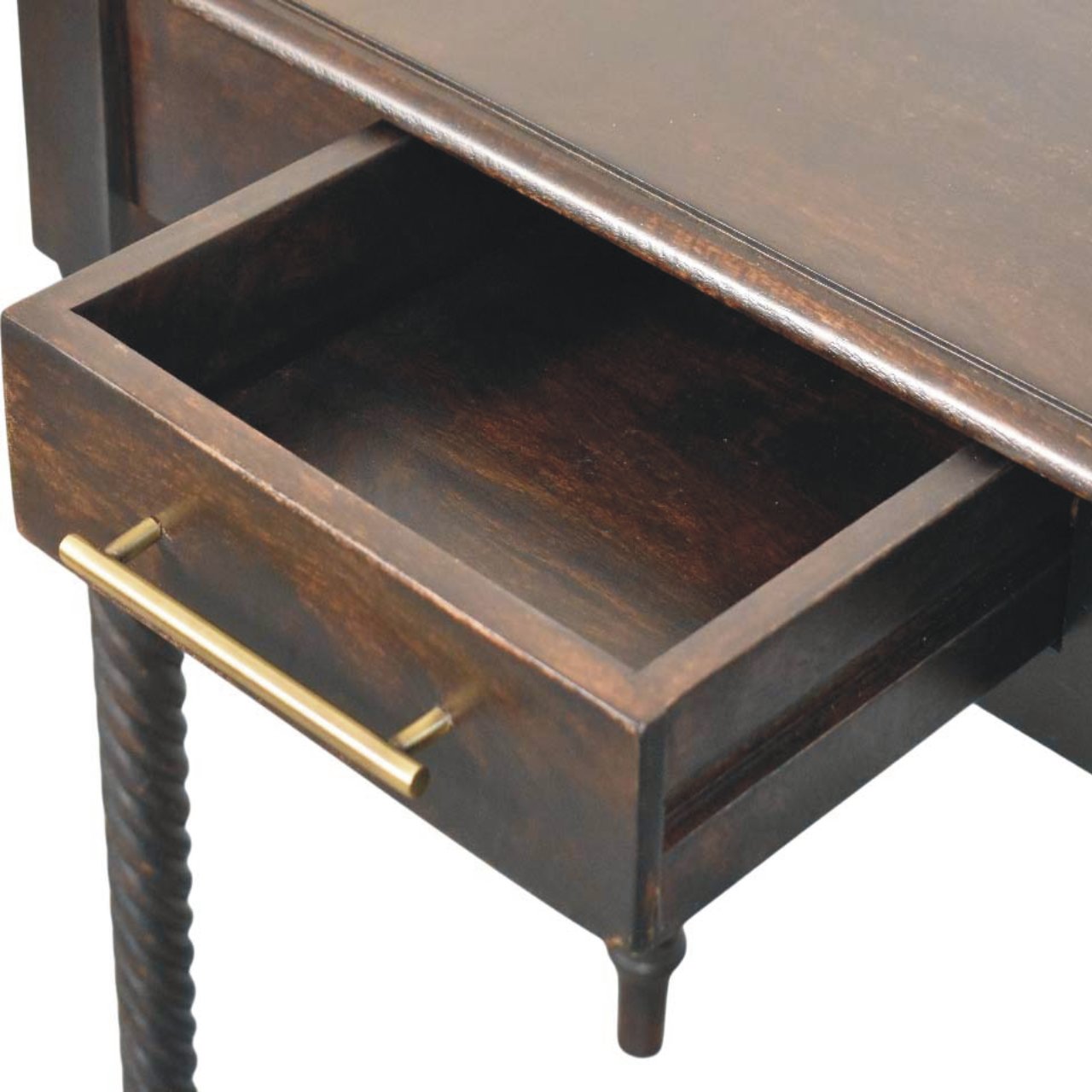 Cordelier Turned-Leg Writing Desk – Elegant Vintage-Inspired Home Office Desk