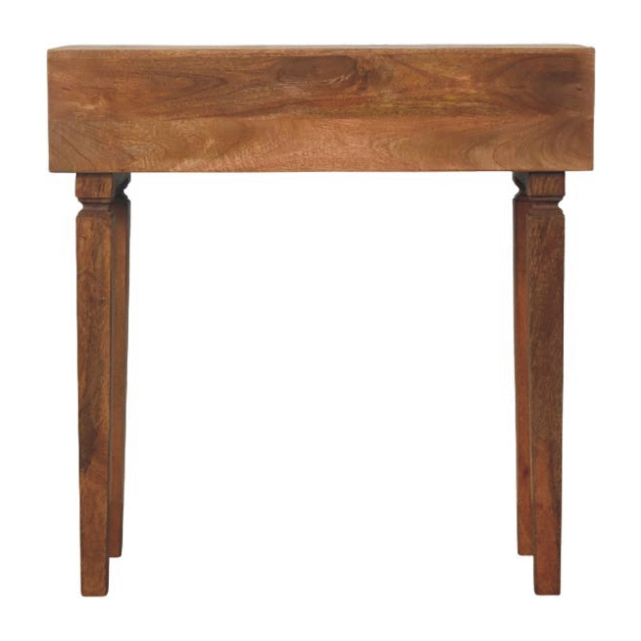 Arno Console Table in Golden Teak | Handcrafted Solid Mango Wood Console