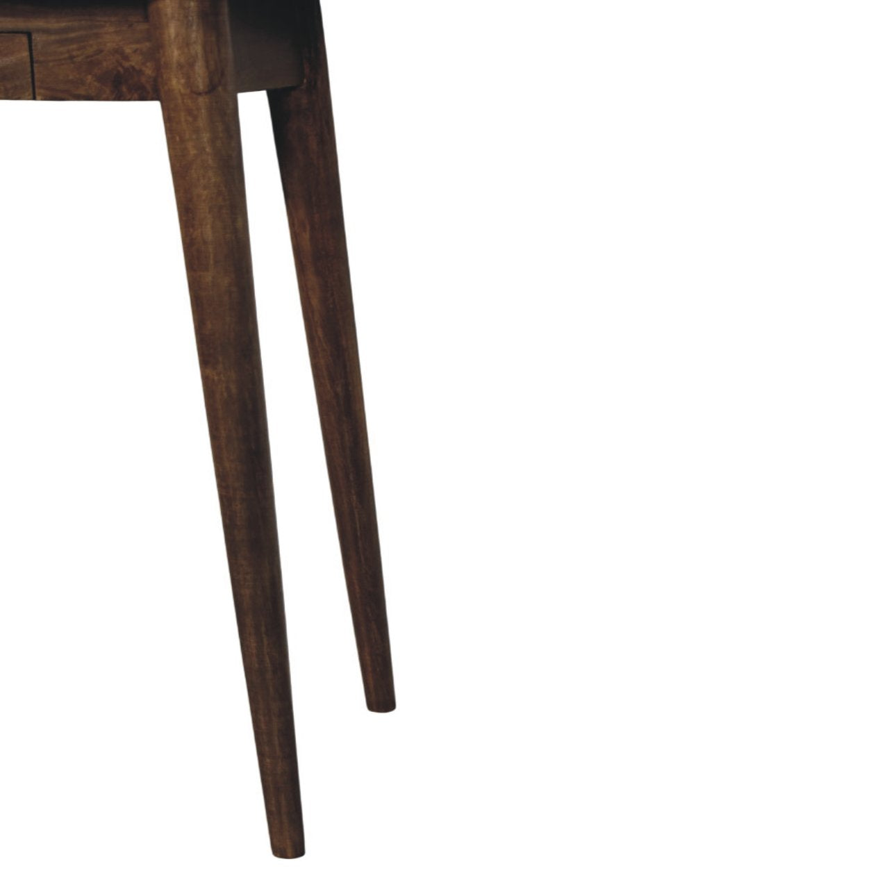 Classic Grey Solid Mango Wood Nordic Writing Desk