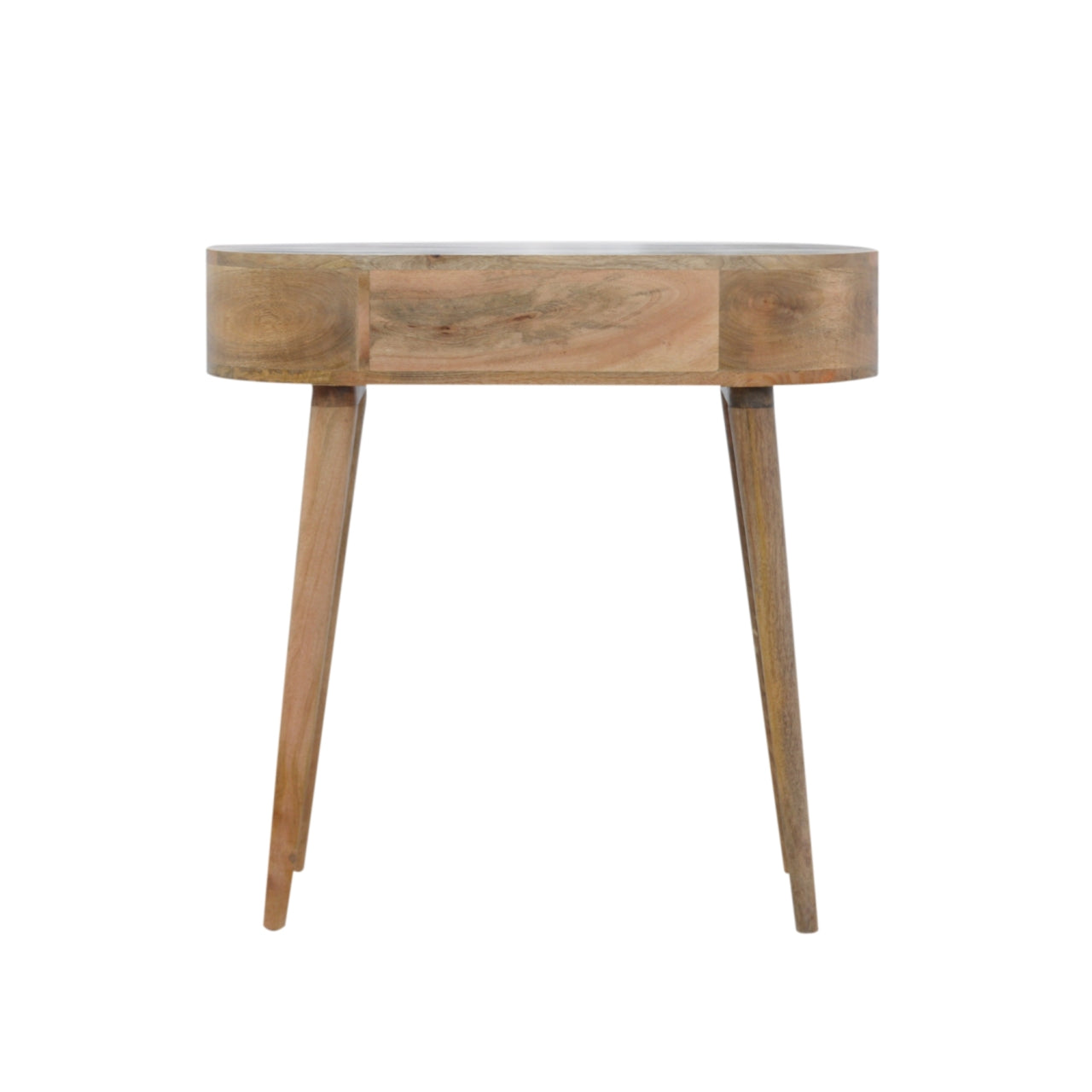 Classic Albion Oak Console Table with 1 Drawer, Solid Wood & Nordic Legs