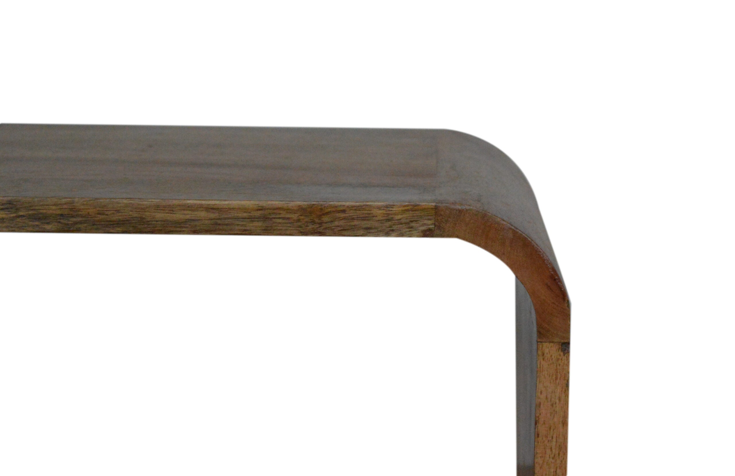 London Bedside - Handmade Solid Wood Nightstand with Drawer and Open Shelves