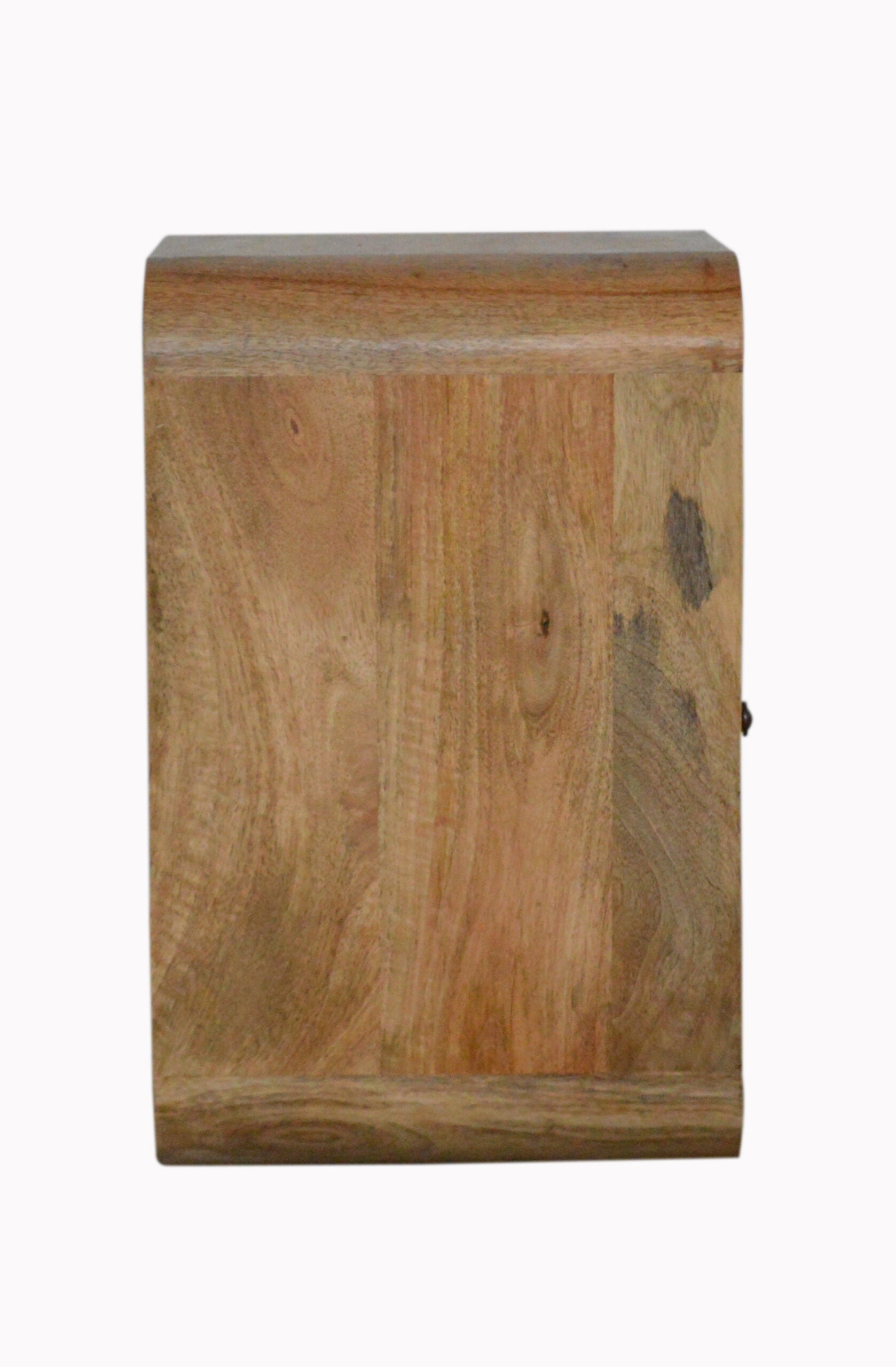 London Bedside - Handmade Solid Wood Nightstand with Drawer and Open Shelves