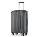 Kono 28 Inch ABS Lightweight Compact Hard Shell Travel Luggage For Extended Journeys - Grey