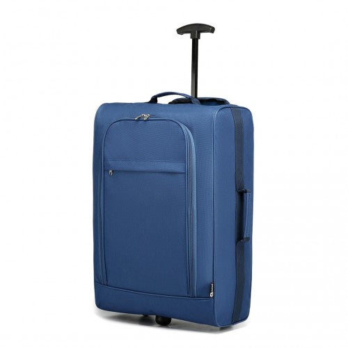 Kono CABIN SIZE SOFT SHELL HAND LUGGAGE - BLUE