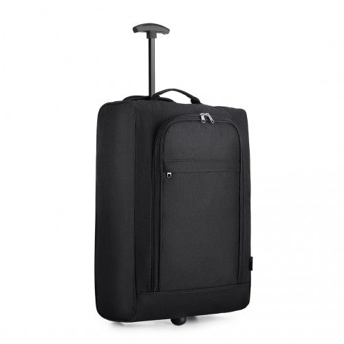 Kono CABIN SIZE SOFT SHELL HAND LUGGAGE - BLACK
