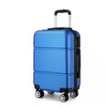 Kono Hard Shell ABS Carry On Suitcase 20 Inch - Navy