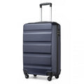 Kono 19 Inch Cabin Size Carry On Suitcase - Streamlined Lightweight ABS Hardshell with Secure TSA Lock - Navy