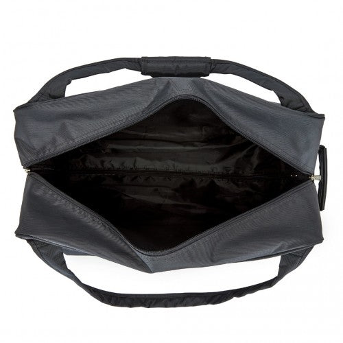 Kono Durable Folding Travel Trolley Bag with Enhanced Features and Multi Compartment - Grey