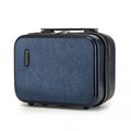 Kono 12 inch Hard Shell Cosmetic Case - Durable Travel Makeup Organizer with YKK Zipper - Navy