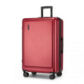 Kono Durable 28 Inch ABS+PC Hardshell Suitcase with TSA Lock Lightweight Travel Luggage with 360° Spinner Wheels - Burgundy