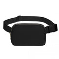 Miss Lulu Lightweight Stylish Water - Resistant Casual Bum Bag - Black