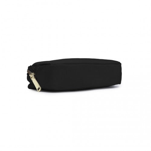 Miss Lulu Lightweight Stylish Water - Resistant Casual Bum Bag - Black