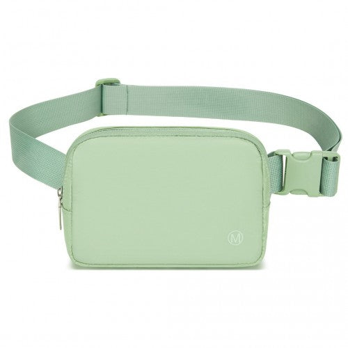 Miss Lulu Lightweight Stylish Water - Resistant Casual Bum Bag - Green