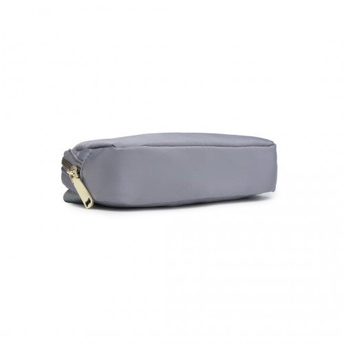 Miss Lulu Lightweight Stylish Water - Resistant Casual Bum Bag - Grey
