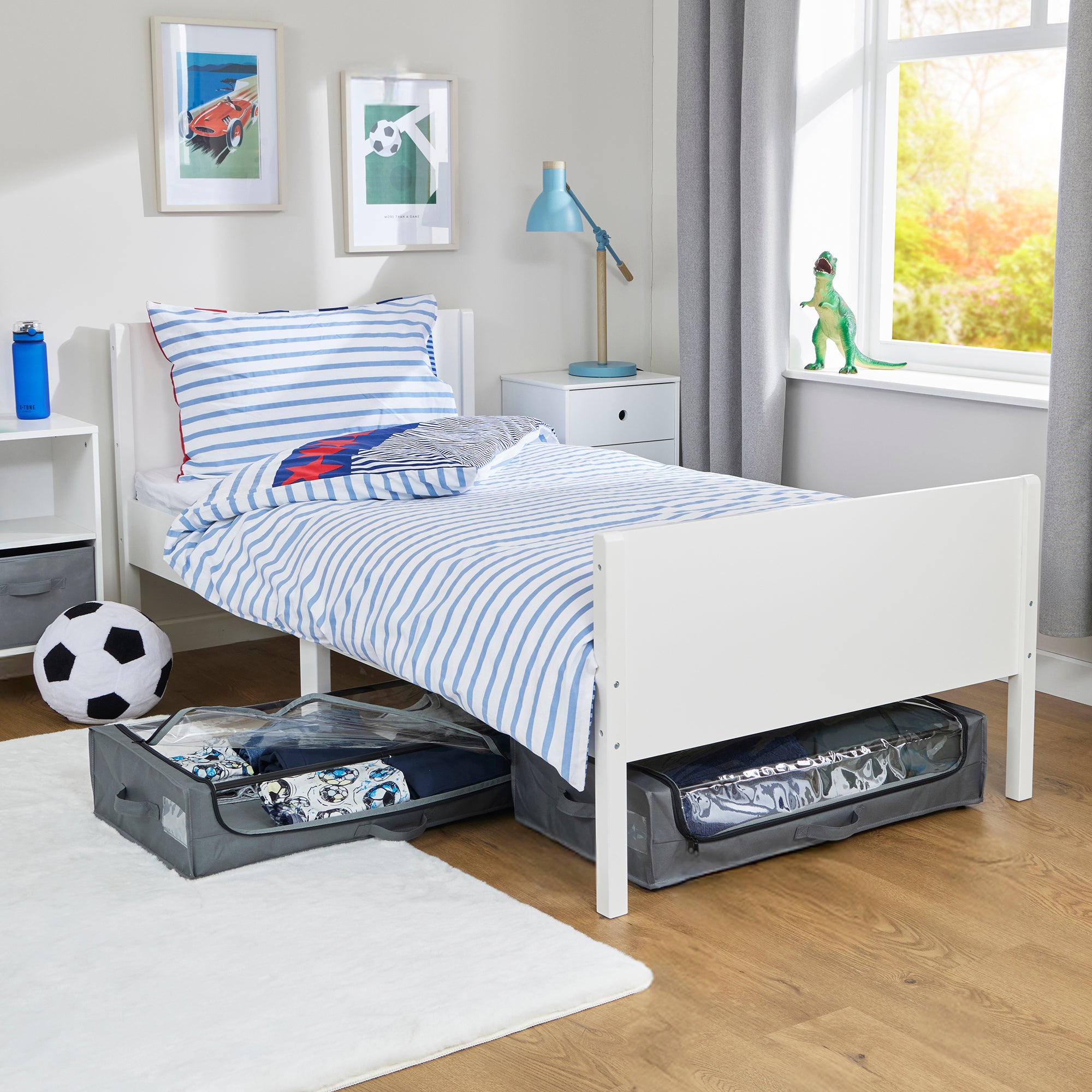 Underbed Storage Cart with Wheels – 37L Oxford Fabric Drawer, 15kg Capacity