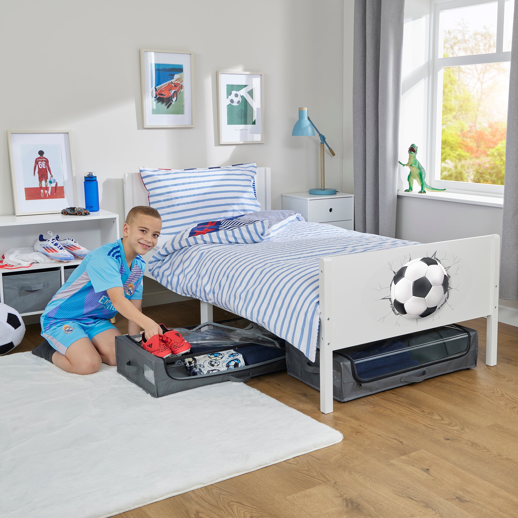 Underbed Storage Cart with Wheels – 37L Oxford Fabric Drawer, 15kg Capacity