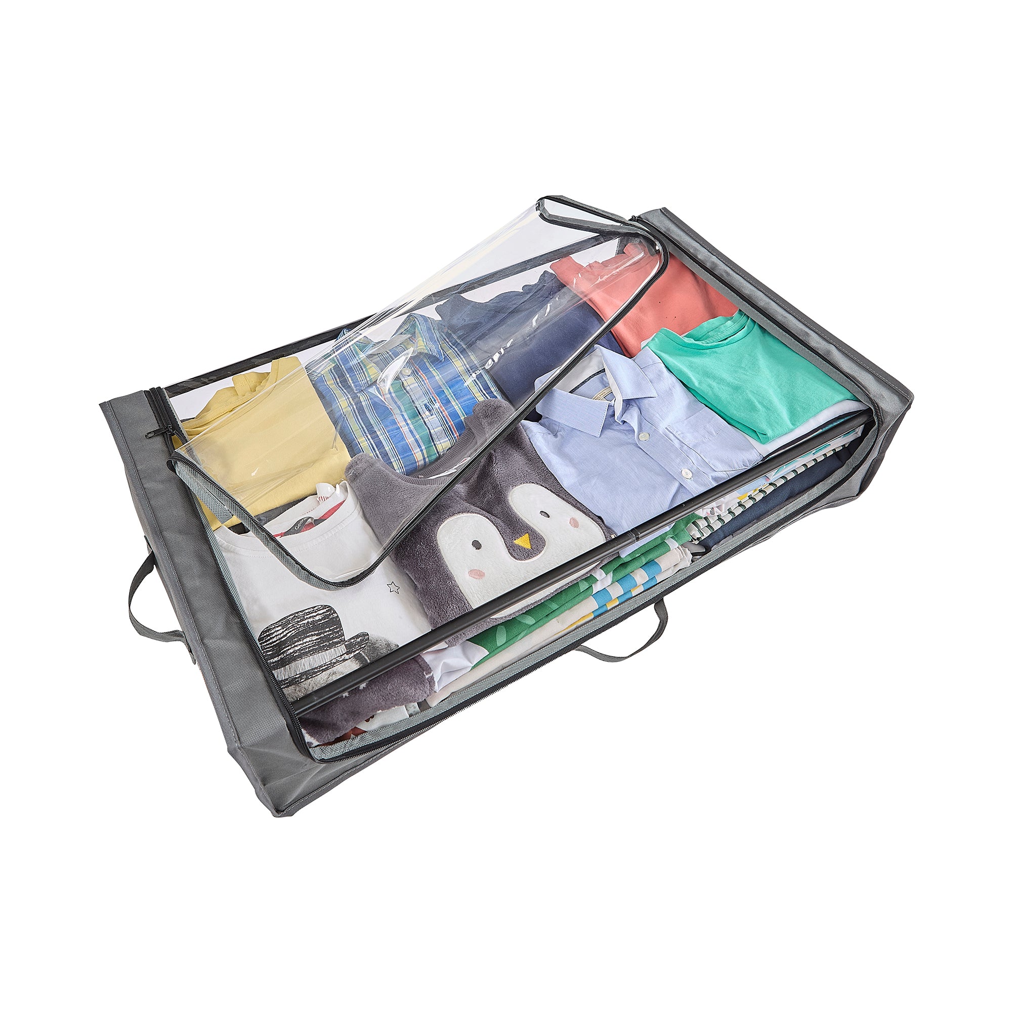 Underbed Storage Cart with Wheels – 37L Oxford Fabric Drawer, 15kg Capacity