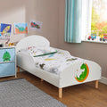 Dinosaur Themed Toddler Bed – Kids Prehistoric Design Cot Transition Bed
