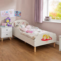 Fairy Themed Toddler Bed – Kids Magical Princess Design Cot Transition Bed