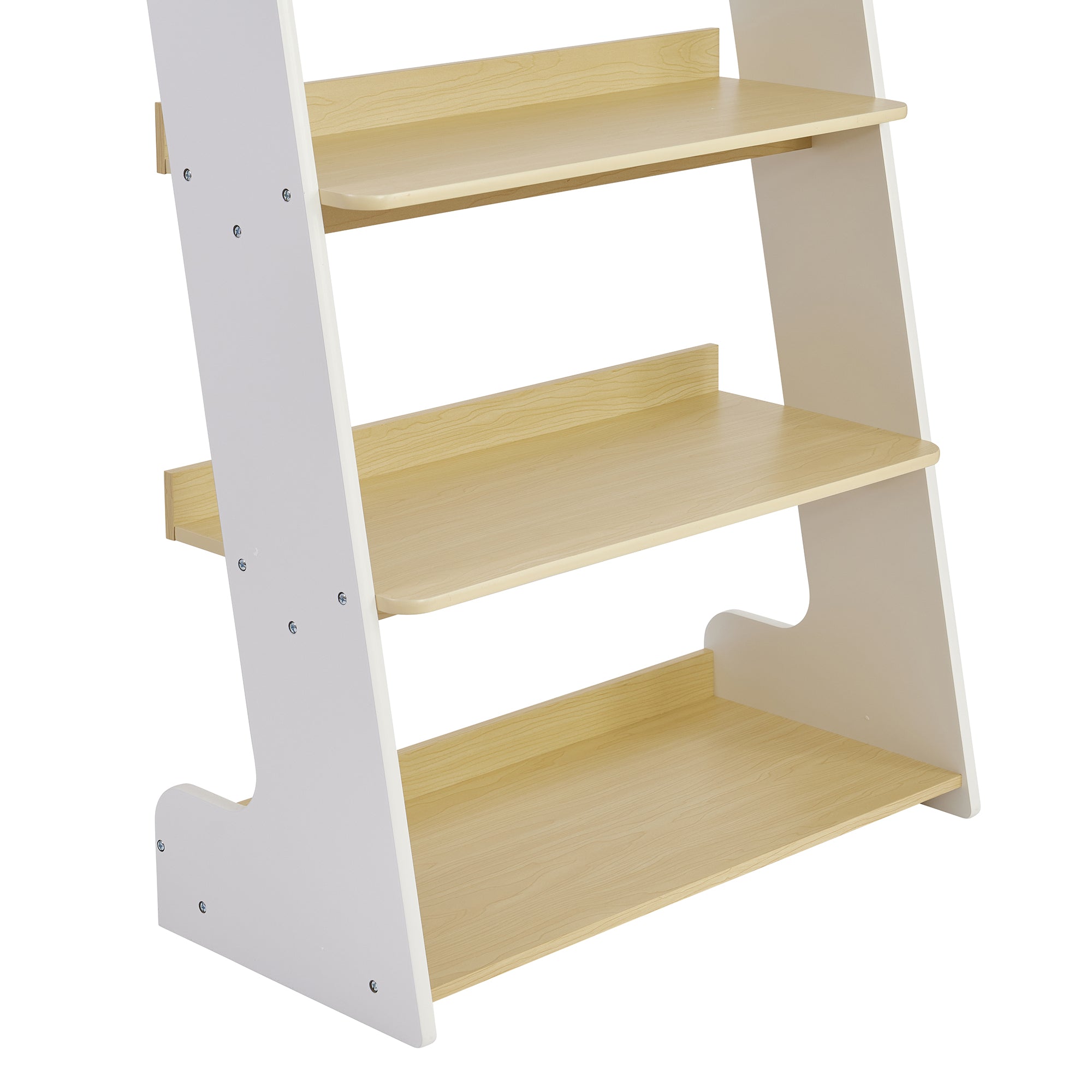 Kids Tiered Bookcase – 4-Shelf Wooden Display for Children (3-12 Years)