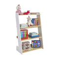 Kids Tiered Bookcase – 4-Shelf Wooden Display for Children (3-12 Years)