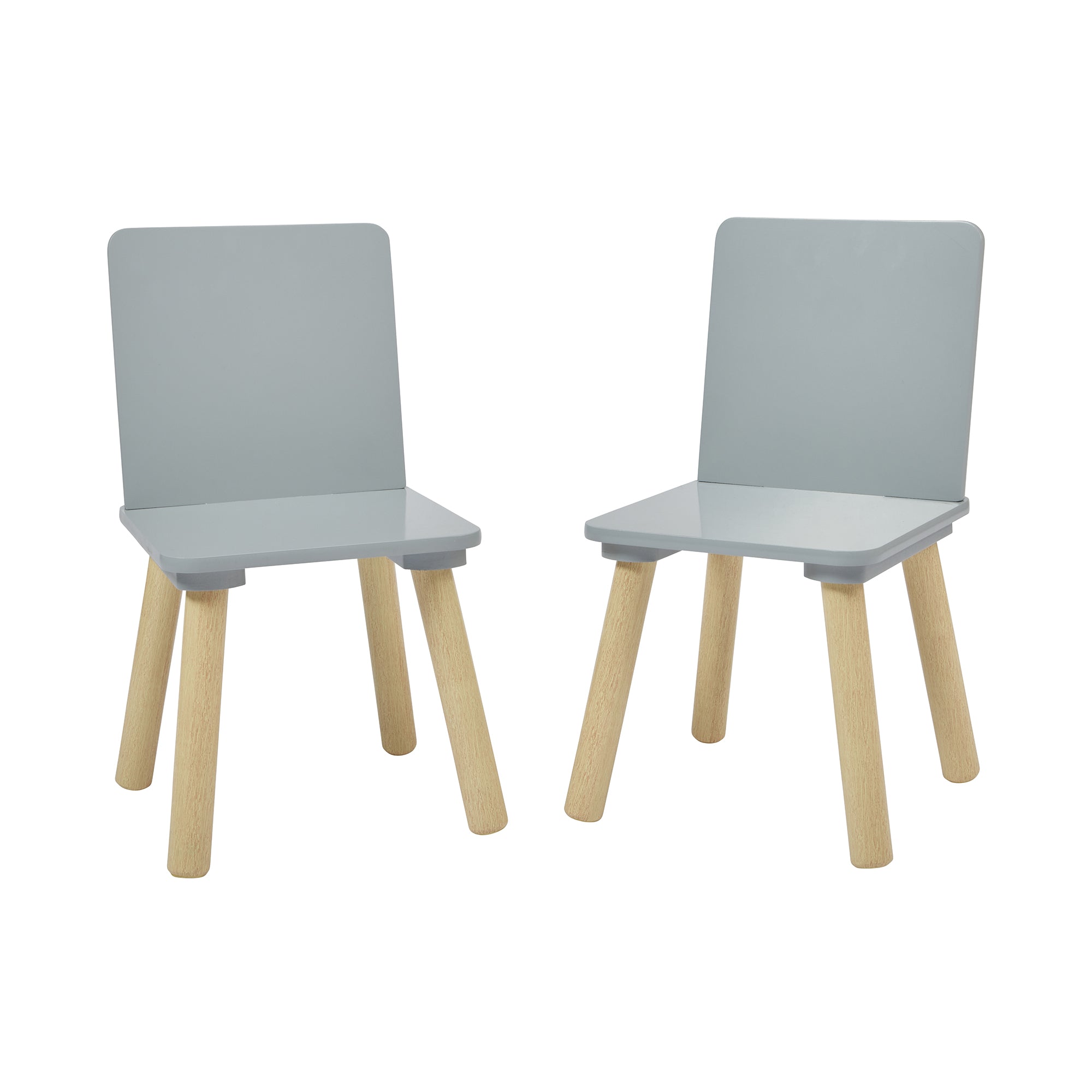 Kids Pinewood Table & 2 Chairs Set (18 Months – 6 Years)