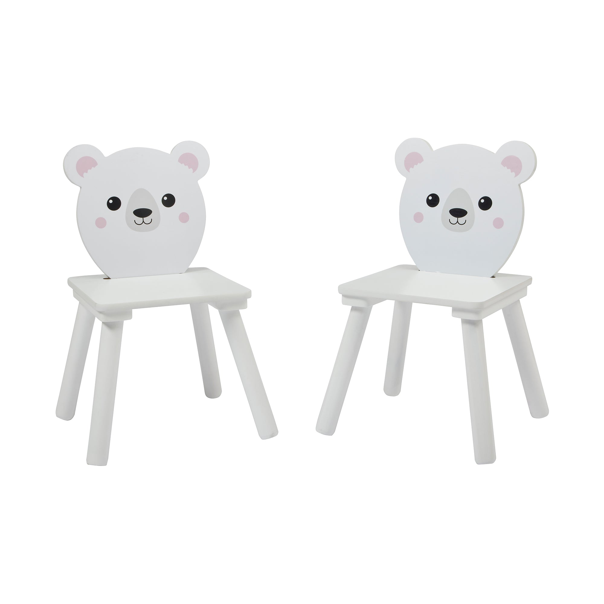 Polar Bear Kids Table & 2 Chairs Set (18 Months – 6 Years)