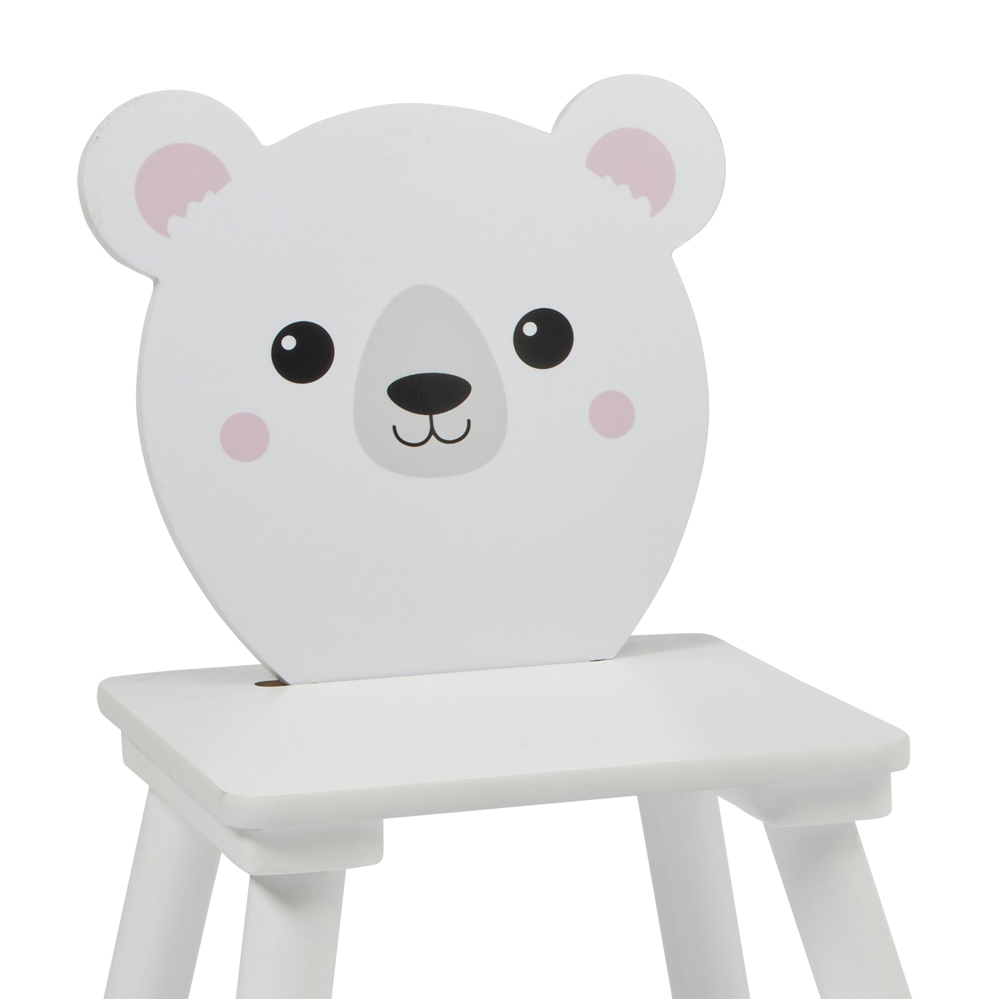 Polar Bear Kids Table & 2 Chairs Set (18 Months – 6 Years)