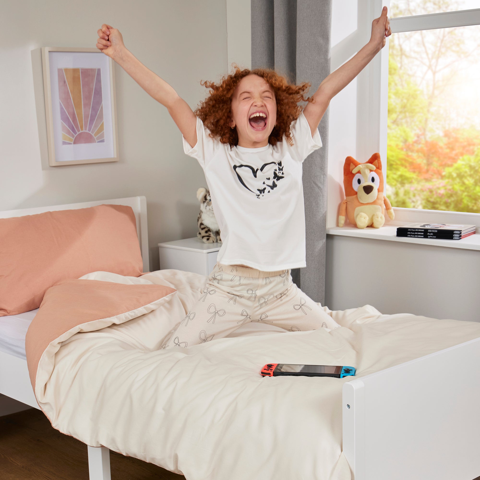Kids Single White Bed – Safe Engineered Wood Single (Ages 4+)