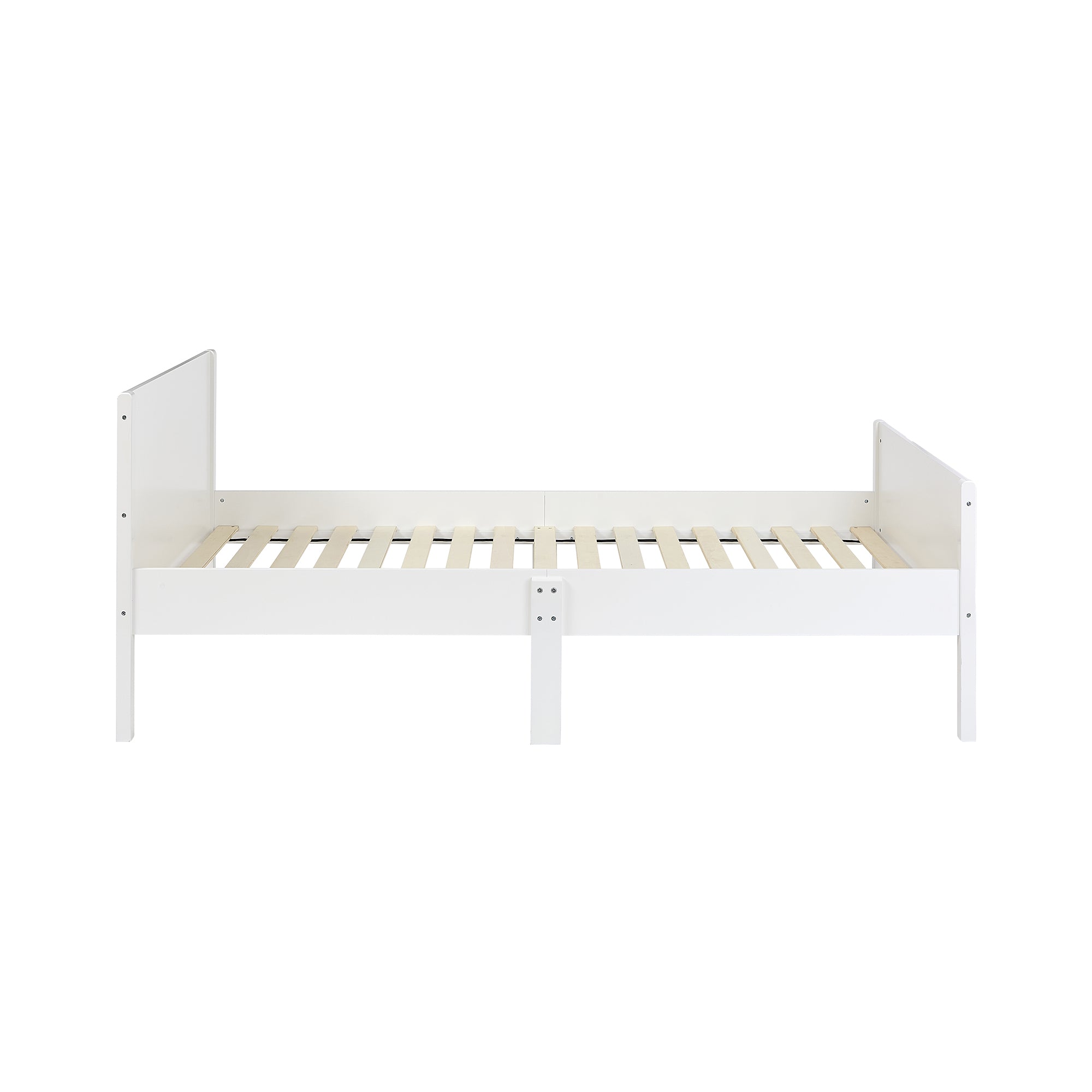 Kids Single White Bed – Safe Engineered Wood Single (Ages 4+)
