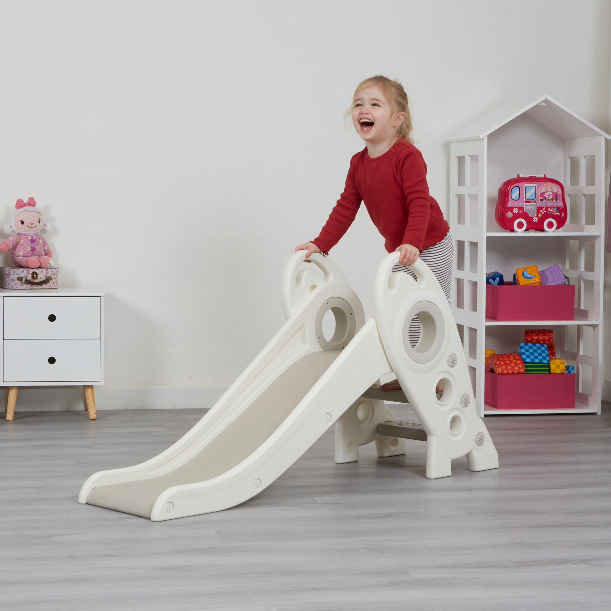 Kids Rocket Foldable Slide – Indoor/Outdoor Slide (Ages 2+)