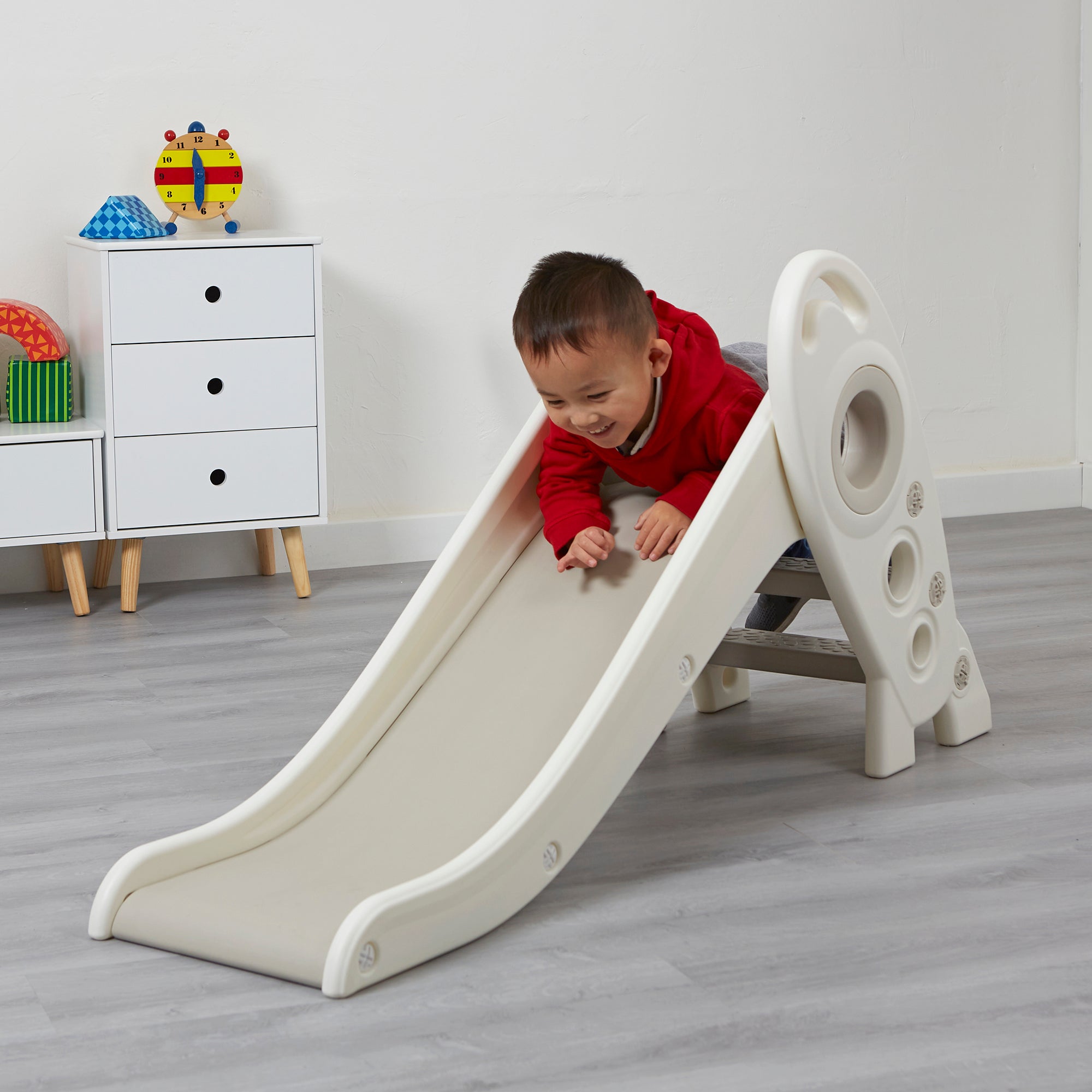 Kids Rocket Foldable Slide – Indoor/Outdoor Slide (Ages 2+)