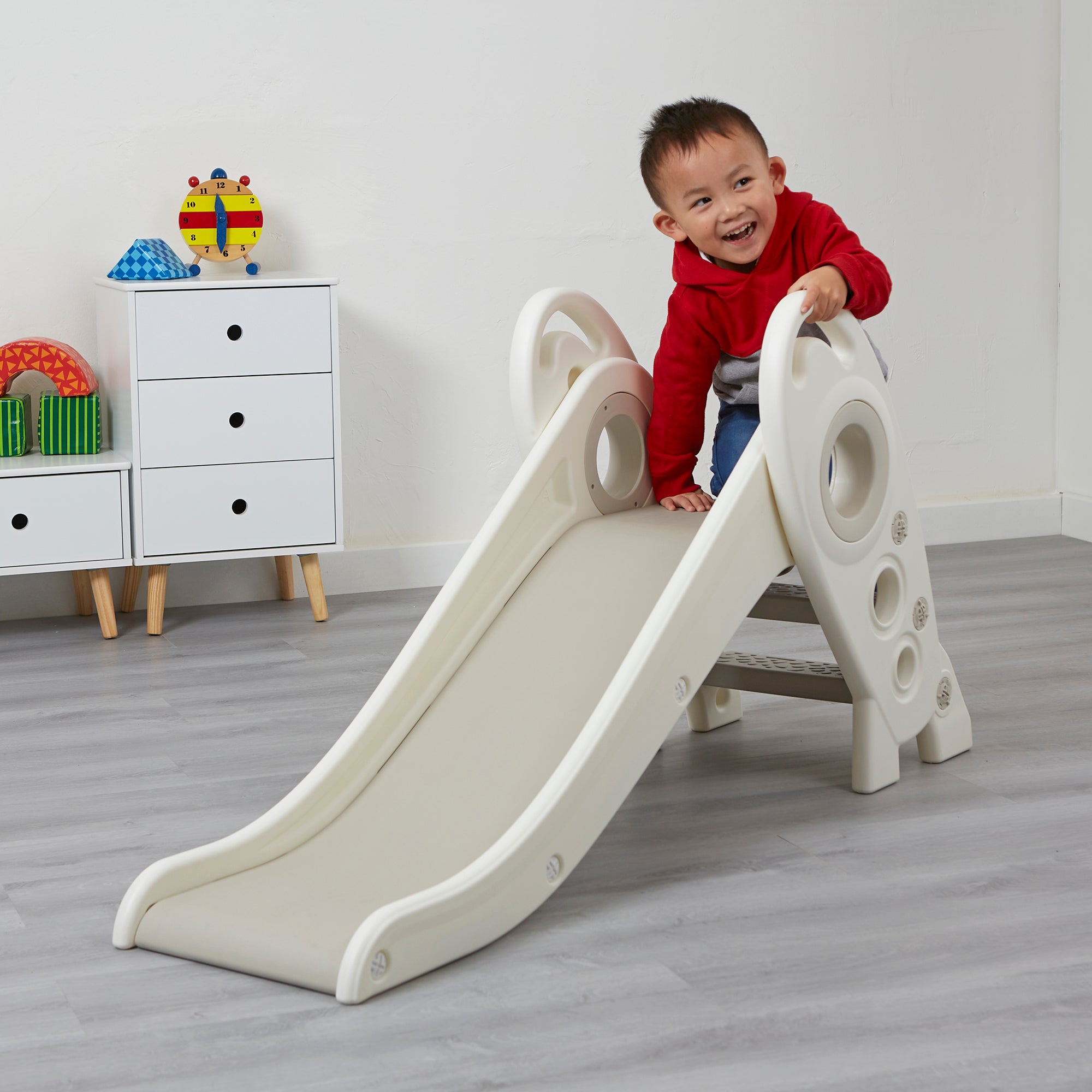 Kids Rocket Foldable Slide – Indoor/Outdoor Slide (Ages 2+)
