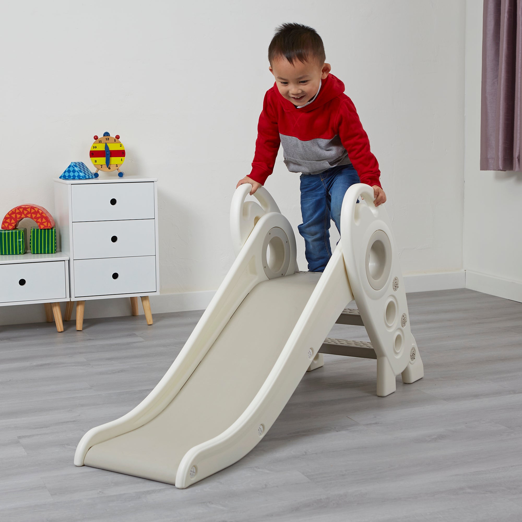 Kids Rocket Foldable Slide – Indoor/Outdoor Slide (Ages 2+)