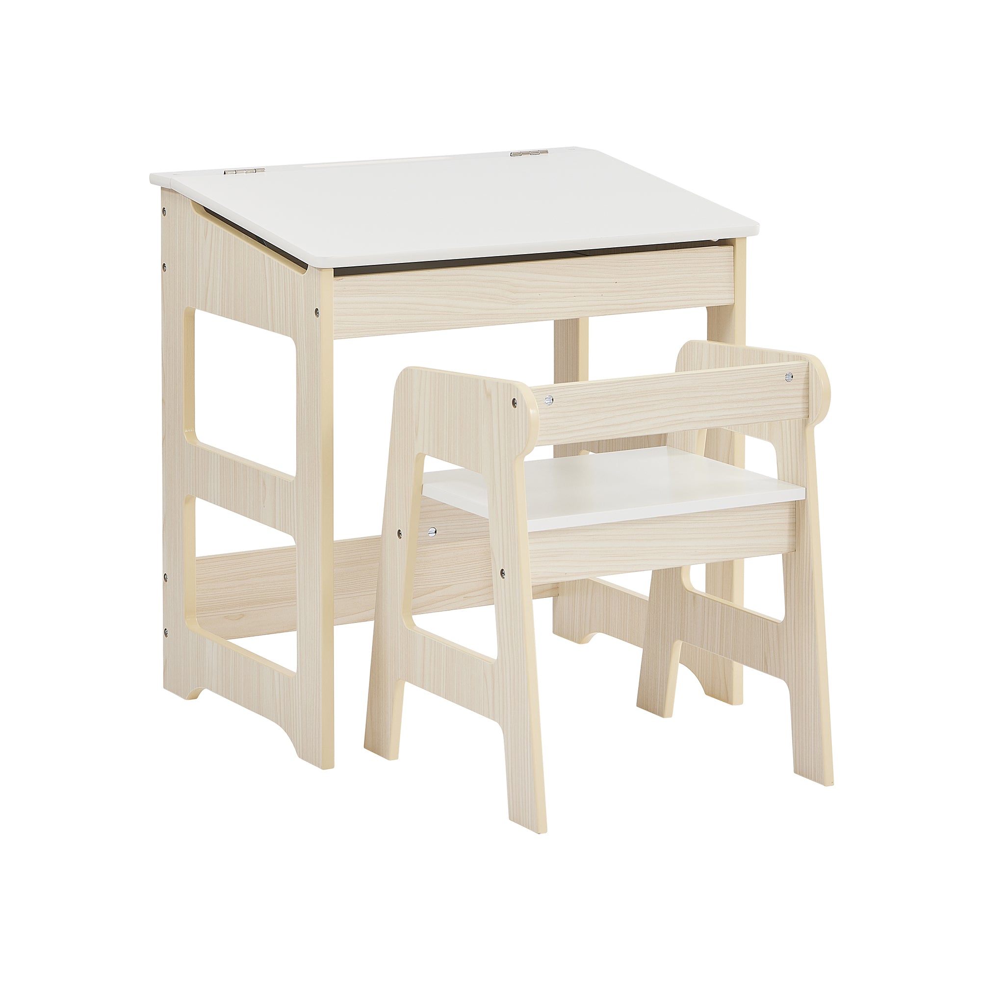 Kids Scandi Study Desk & Chair Set (Ages 3-7)