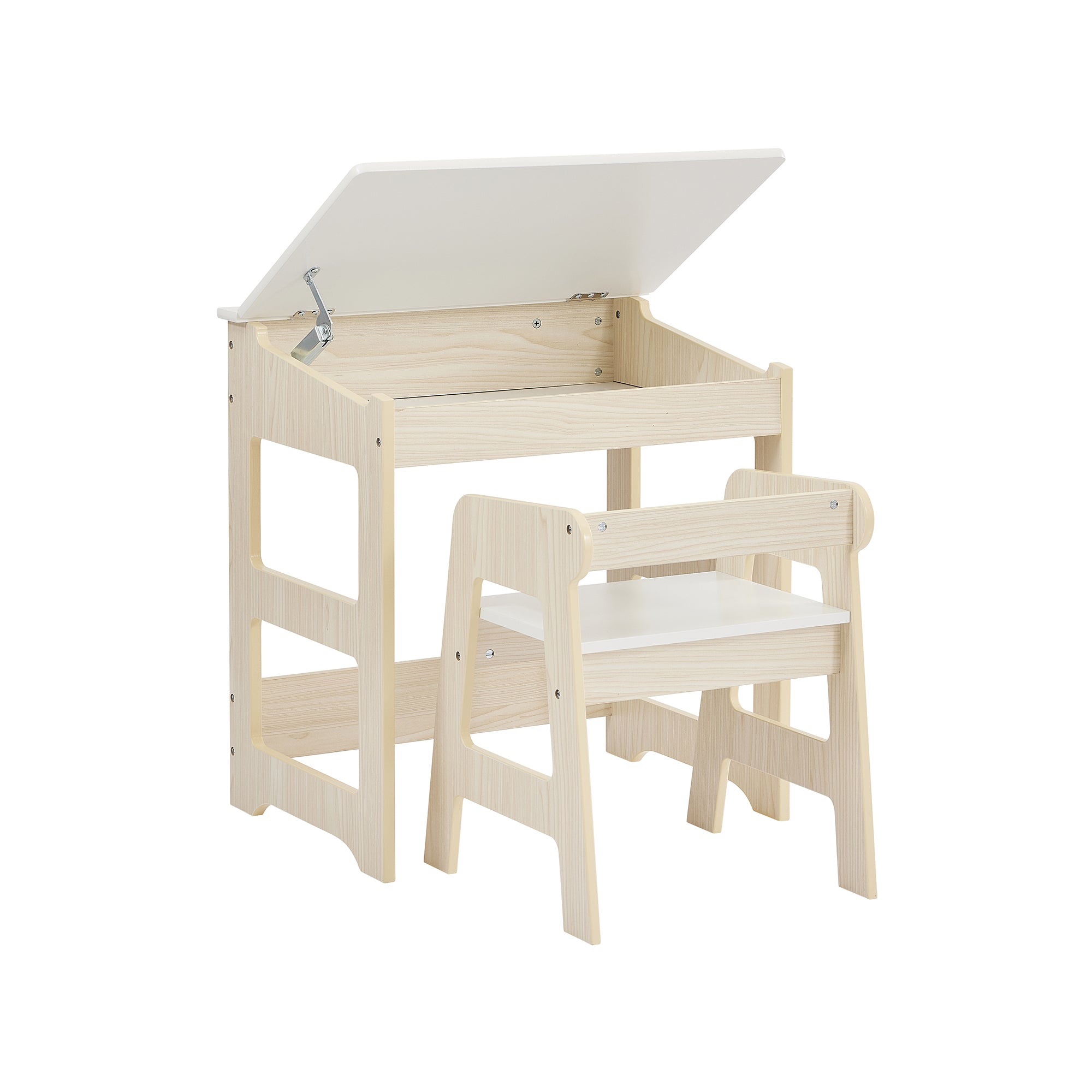 Kids Scandi Study Desk & Chair Set (Ages 3-7)