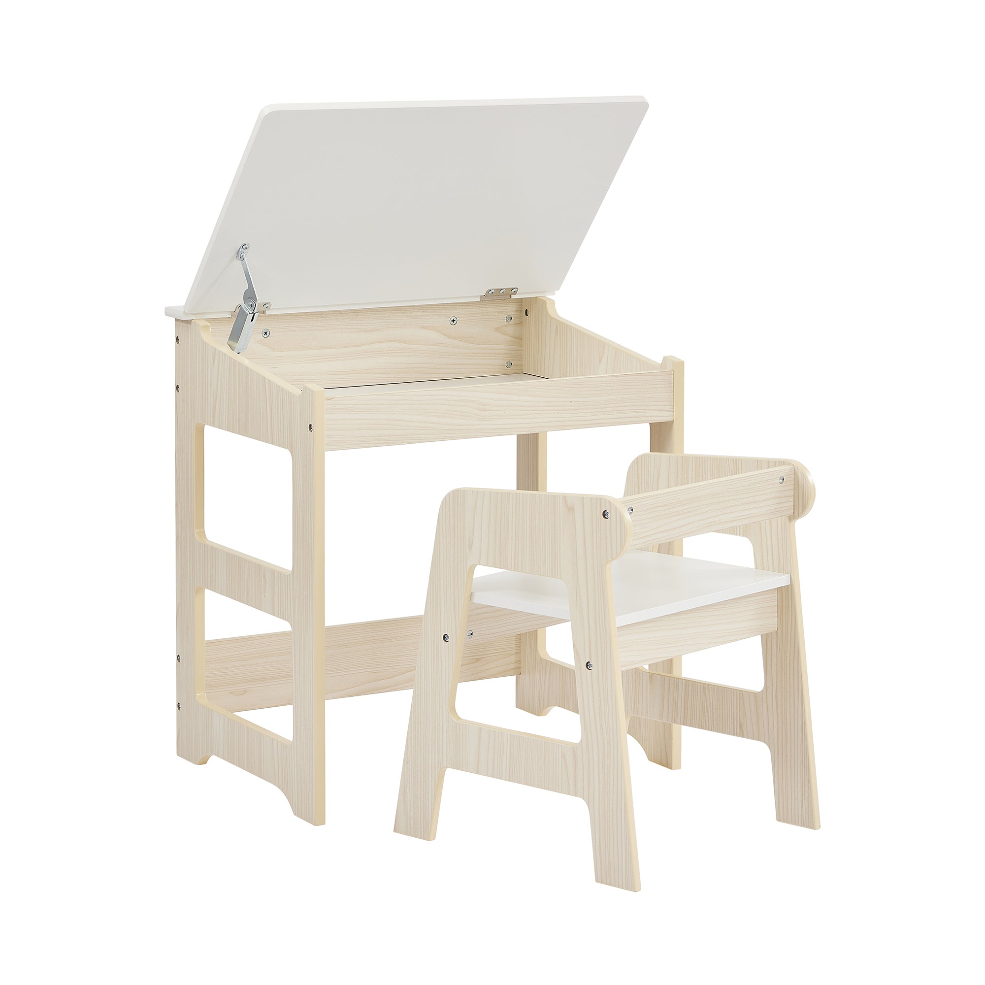 Kids Scandi Study Desk & Chair Set (Ages 3-7)