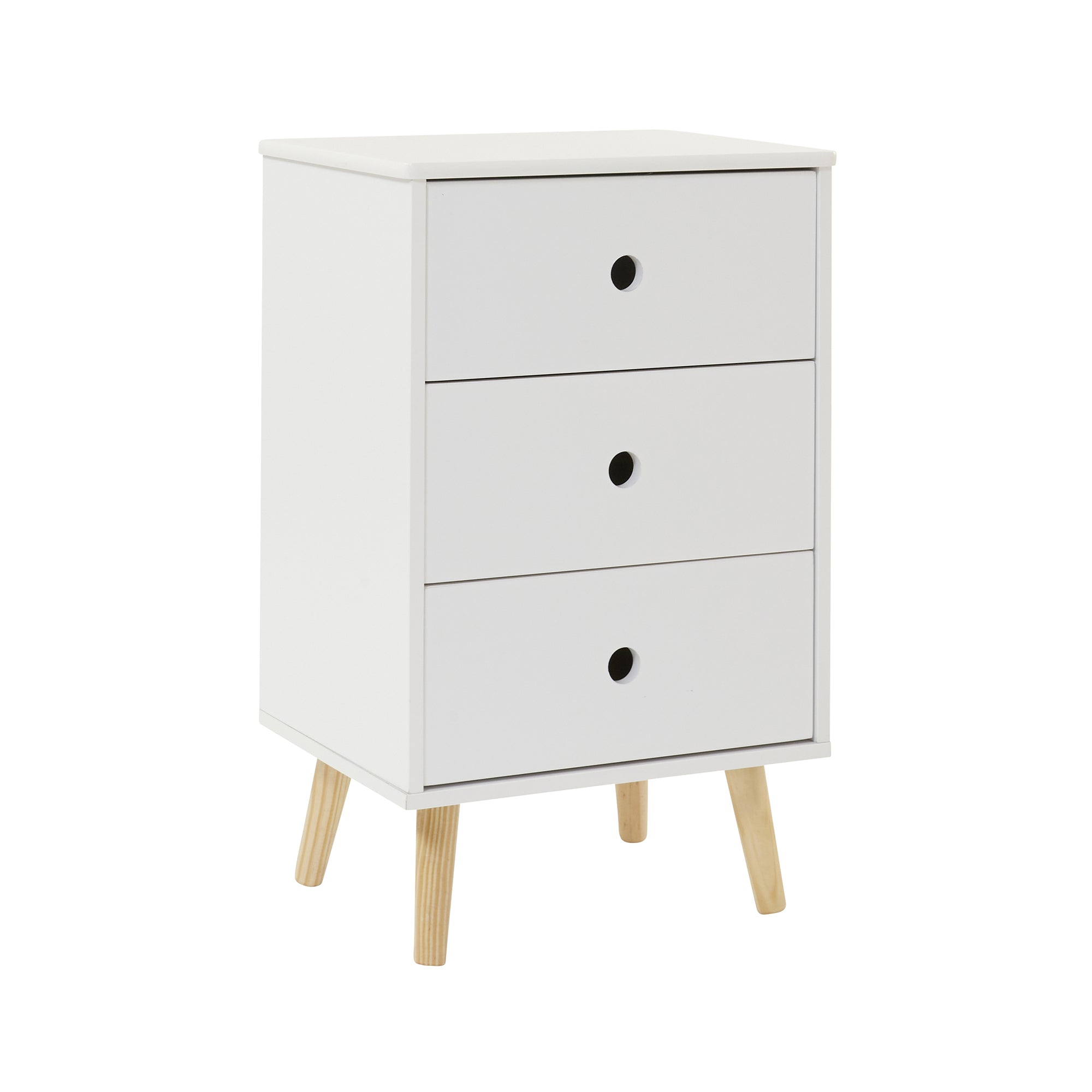 Kids 3-Drawer Bedroom Storage Cabinet (Ages 3-12)