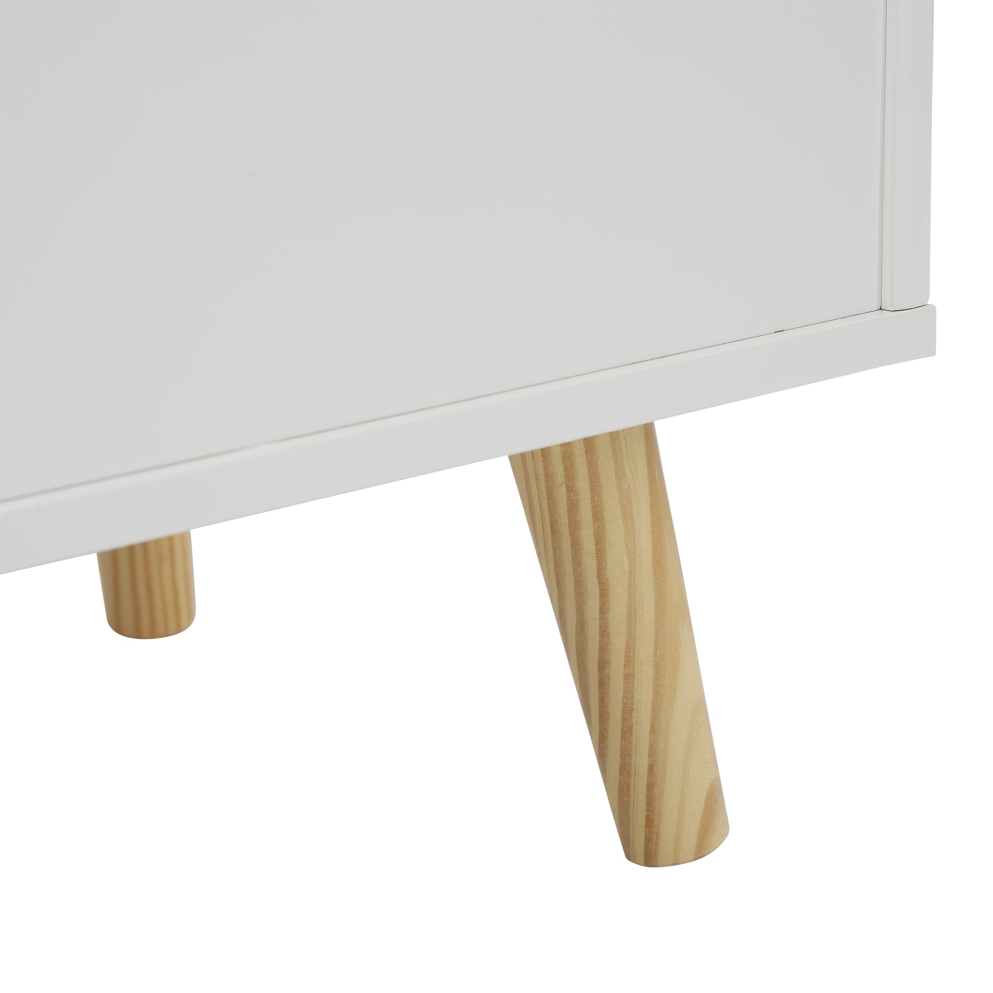 Kids White Sloping Bookcase – Toy & Book Storage (Ages 3-12)
