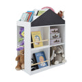 Kids White Blackboard Bookcase & Storage Cabinet (Ages 1-12)