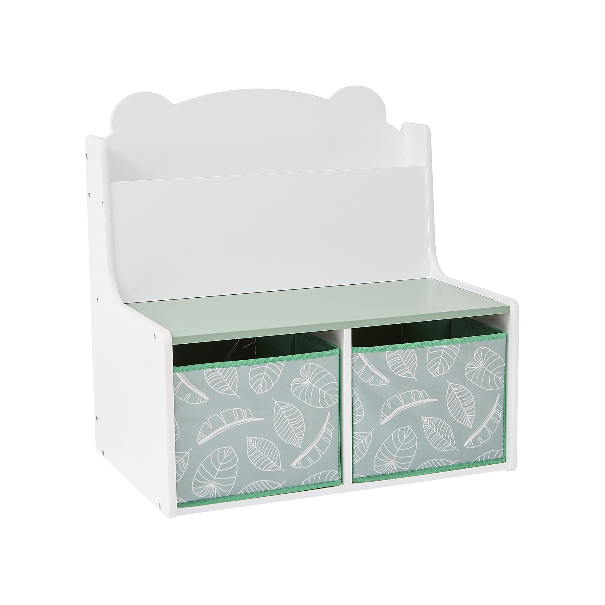 Kids Teddy Bear Bookcase with Storage & Seat (Ages 3+)